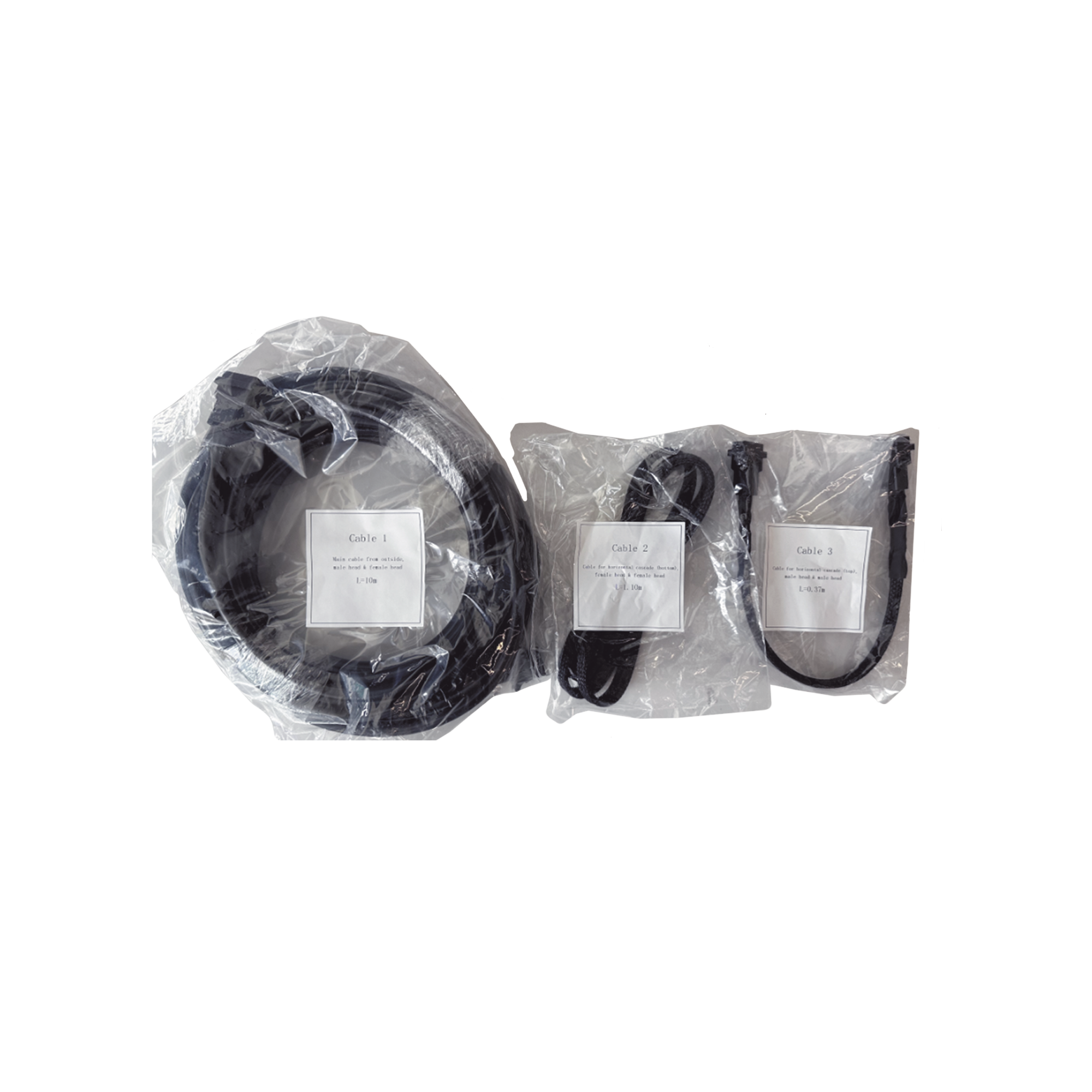DS-D40W-2F/PC|Kit de Cables de Corriente e Interconexión / Compatible con Familias BW y CW